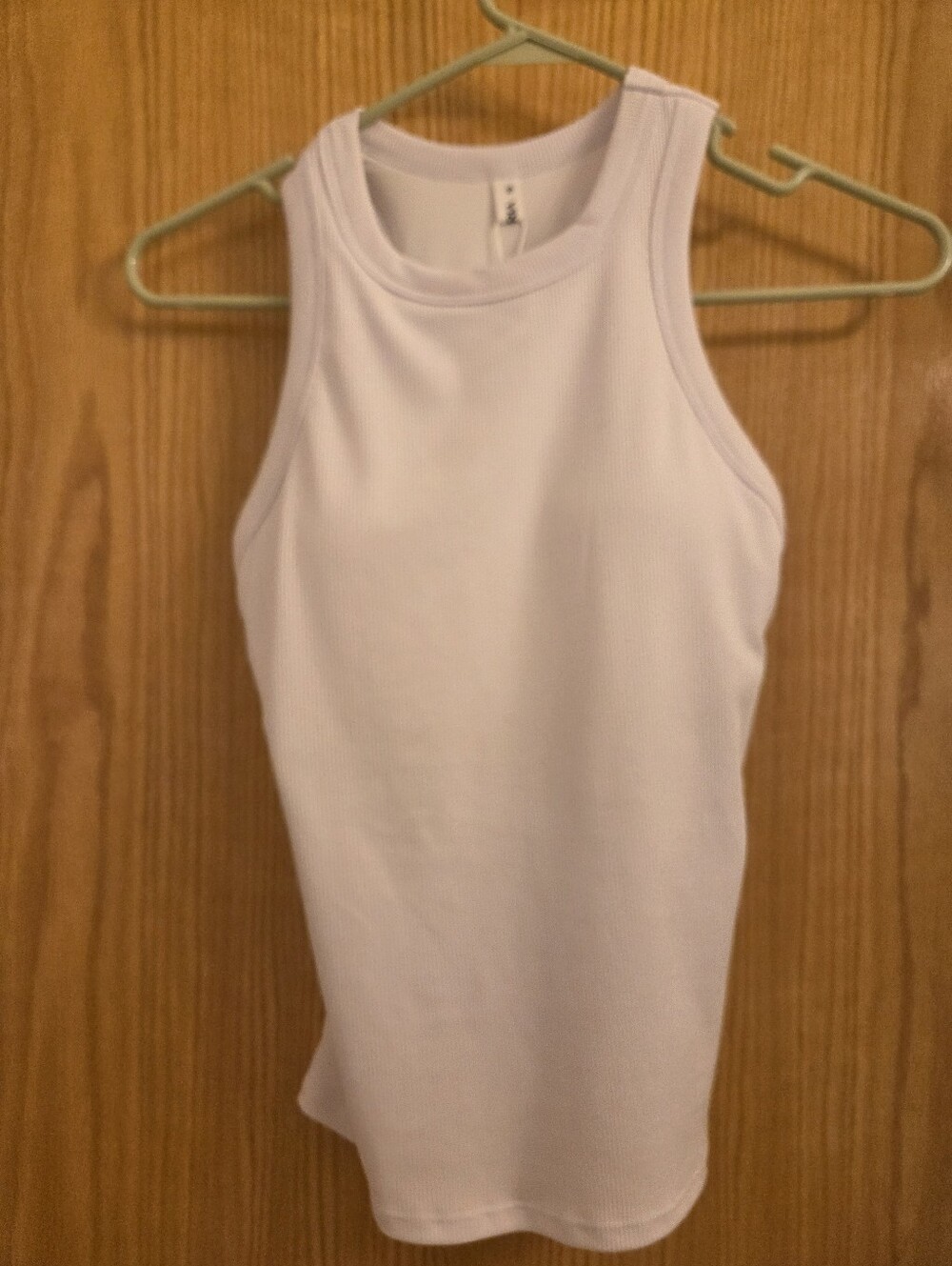 White Ribbed Tank - Picture 2 of 8